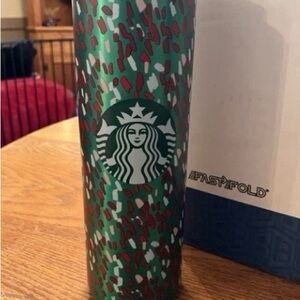 Starbucks Forest Green Tumbler 2019 holiday